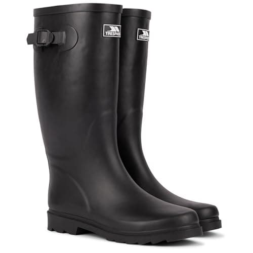Image of Trespass Mens Waterproof Wellies Rubber Wellington Boots Recon X