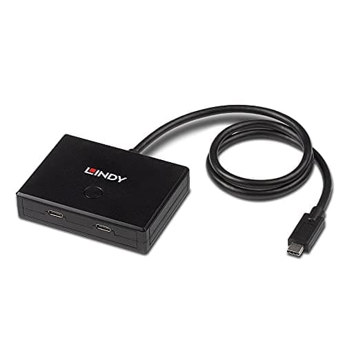 Image of Lindy USB 3.2 Gen 1 Type C Bidirectional Switch, 2 Ports