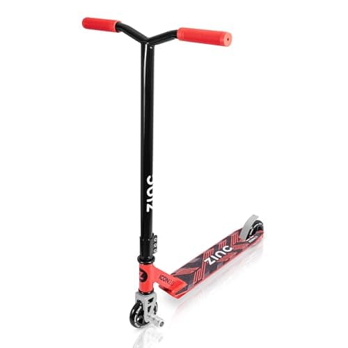 Image of Zinc Stunt Scooter - Lightweight aluminium, Kick scooter, Freestyle Scooter, 360 dergree rotatinig deck, non-slip grips, Multiple colours, Kids and Adult