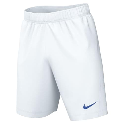 Image of NIKE BV6855-104 Dri-FIT Park 3 Shorts Men's White/Royal Blue Size M