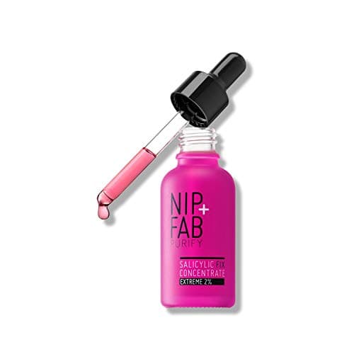 Image of Nip + Fab Salicylic Acid Concentrate Extreme 2% BHA Liquid Drops for Face with Niacinamide Vitamin B3 to Refine and Minimize Pores, Even Skin Tone, Oil Control, 30 ml