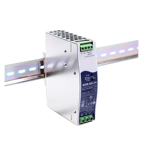 Image of LEOTNNDQ 60W ultra wide input DIN rail power supply WDR-60 WDR-60-5 | 5V WDR-60-12 | 12V WDR-60-24 | 24V WDR-60-48 | 48V(WDR-60-5V)