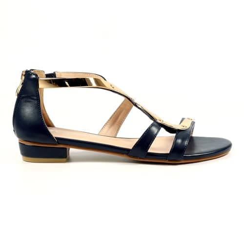 Image of Ladies Girona Navy Sandal 6