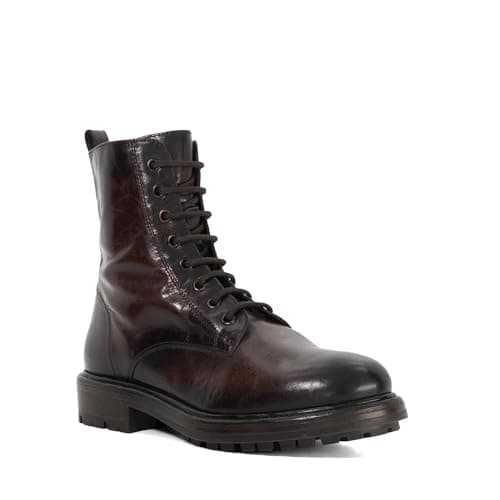 Image of Dune London Ladies PATLEY Leather Lace-Up Ankle Boots Size UK 4