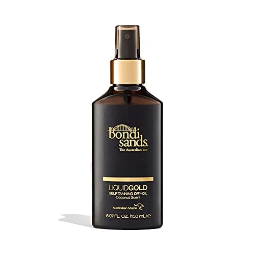 Image of Bondi Sands Liquid Gold Self-Tanning Dry Oil | Ultra Nourishing No Wash Off Formula Gives Skin a Long-Lasting Golden Tan, Enriched with Argan Oil, Vegan + Cruelty , Coconut Scent | 150 mL/5.07 Oz