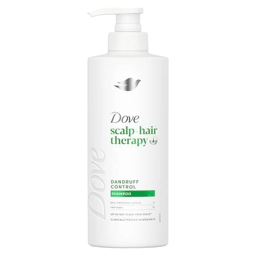 Image of Dove Scalp + Hair Therapy Dandruff Control Shampoo hair care with Salicylic Acid, Piroctone and Panthenol for up to 100% flake-free scalp* 400 ml