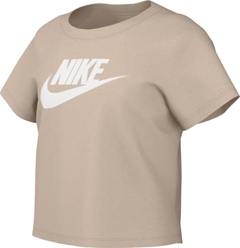 Image of NIKE DA6925-126 G NSW TEE Crop Futura T-Shirt Girl's SANDDRIFT Size S
