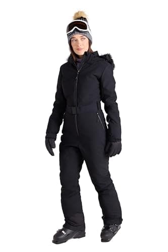 Image of Mountain Warehouse Swiss Womens Ski Suit Black Women's Size 10