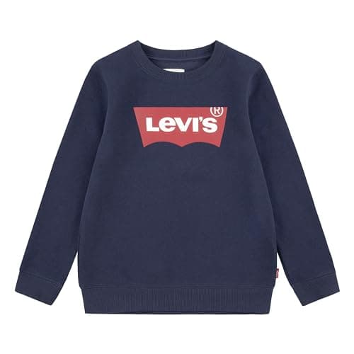 Image of Levi's Kids -Batwing Crewneck Sweatshirt Boys, Blue, 6 Years