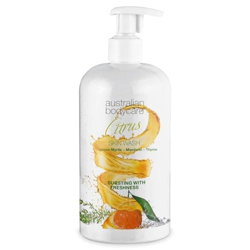 Image of Australian Bodycare Skin Wash Professional 500 ml | Tea Tree Oil + Citrus Body Wash for the Skin | Relieves Spots and Pimples, Acne, Body Odor & smelly feet | Effective after shaving and waxing