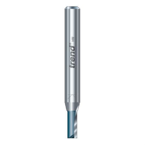 Image of Trend CraftPro Straight Two Flute Router Cutter Bit, 1/2 Inch Shank, 9.5mm Cut Diameter & 31.8mm Cut Length, Tungsten Carbide Tipped, C015X1/2TC
