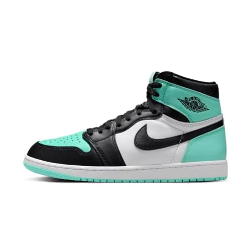 Image of NIKE Air Jordan 1 Retro High OG Men's Trainers Sneakers DZ5485 (White/Black/Green Glow 130) UK 8 (EU 42.5)