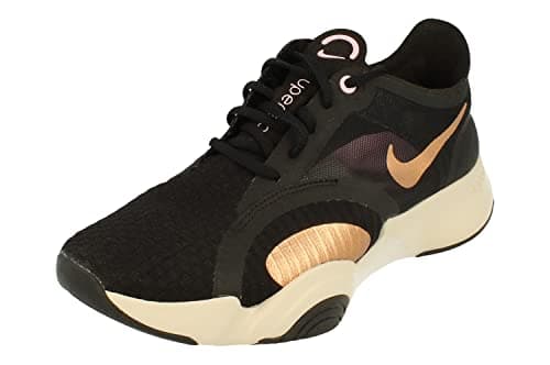 Image of Nike Superrep Go Sports Shoes Women Black/Gold - UK:4 - Fitness/Training Shoes