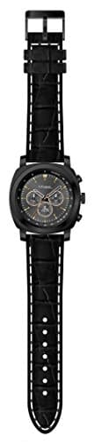 Image of Lifemax Chronograph Style Atomic Talking Watch with Black Leather
