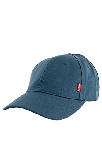 Image of Levi's Men's Classic Twill Red Tab Cap Baseball, Blue (Navy Blue 17), One Size, 58cm/23in