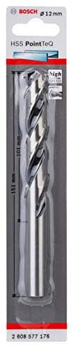 Image of Bosch Professional PointTeQ HSS Twist Drill Bit (for Metal, 12 x 101 x 151 mm, Accessories for Drill Driver)