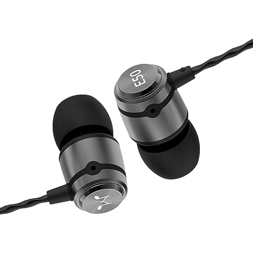 Image of Soundmagic E50 In-Ear Headphones Earphones Wired Earbuds No Microphone Monitor HiFi, Noise Isolating, Pure Sound Comfortable Fit Gun Black