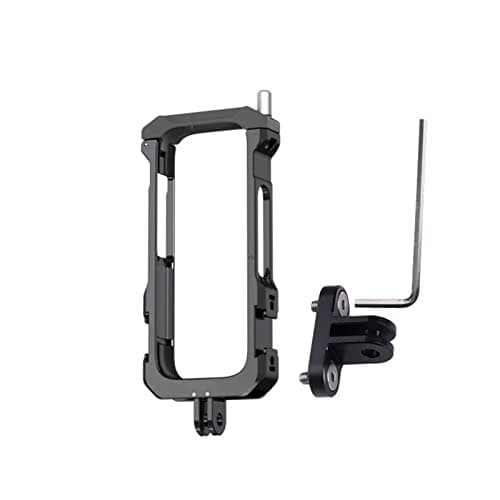 Image of LICHIFIT Aluminum Alloy Utility Frame Cage for Insta360 X3 Cold Shoe Bezel Mount Protective Case Frame Panoramic Action Camera Accessories