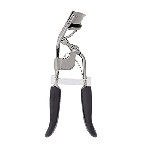 Image of e.l.f. Pro Eyelash Curler Strong, Contoured, Lifting Creates Long Lasting, Eye-Opening, Voluminous Lashes Includes Additional Rubber Replacement Pad Gunmetal,84067