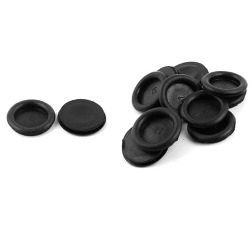 Image of TA-VIGOR 14Pcs Rubber Blanking Grommet, 32mm Black Rubber Grommets Electrical Holes Cable Wire Gaskets Protector for Wires, Plugs, Cables Holes, Car, Boat, Pump, Plumbing, Cable Wiring