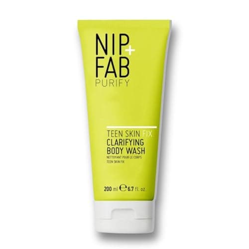 Image of Nip+Fab Teen Skin Fix Clarifying Body Wash with Salicylic Acid & Wasabi Extract for Skin Purifying and Redness Reducing, 200 ml