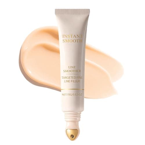 Image of Line Smoother, Fine Line Blurring Primer Makeup - Wrinkle Filler Face Primer for Mature Skin, Matte Makeup Primer, Minimised Pores & Even Complexion, All-Day Wear, 15g