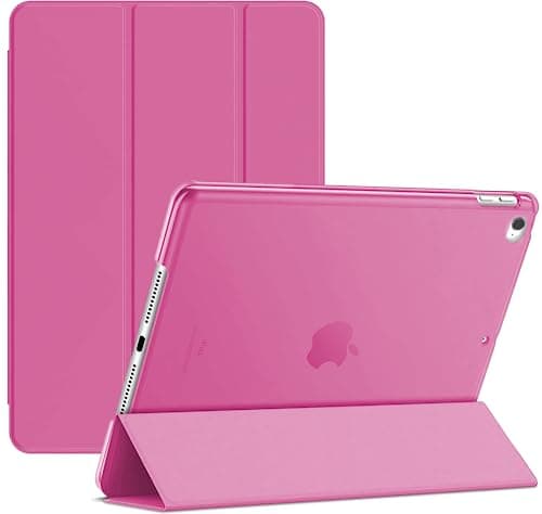Image of Smart Magnetic Case for Apple iPad Air 1st Generation (2013) 9.7 inch A1474, A1475, A1476 with Auto Sleep/Wake function (Pink)