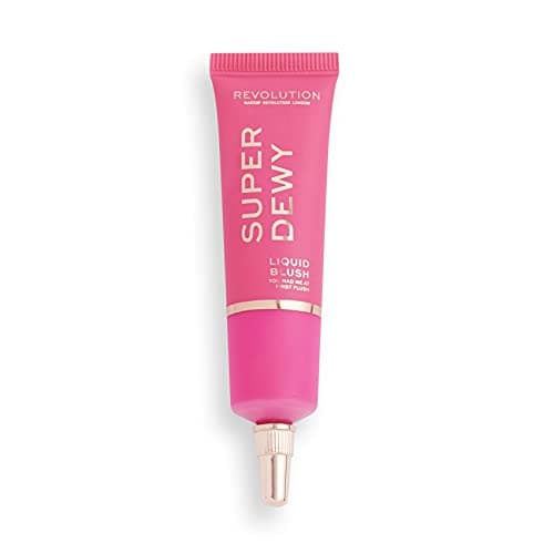 Image of Makeup Revolution Superdewy Liquid Blush, Highly Pigmented, Buildable Formula, You Had Me At First Blush, 15 ml