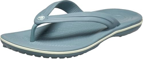 Image of Crocs Unisex Crocband Flip Flip Flops, Pond, 8 UK Men/ 9 UK Women