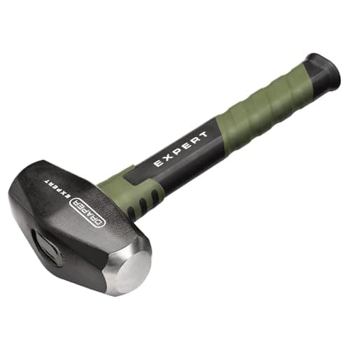 Image of Draper Expert 4lb Club Hammer - 1.8kg Forged Steel Head, Steel Core Shaft, Fibreglass Overstrike Protection, Shock-Absorbing Non-Slip Grip - Heavy-Duty Trade Striking Tool