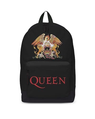 Image of Rocksax Backpack Queen Crest Rucksack 43cm x 30cm x 15cm – Officially Licensed Merchandise