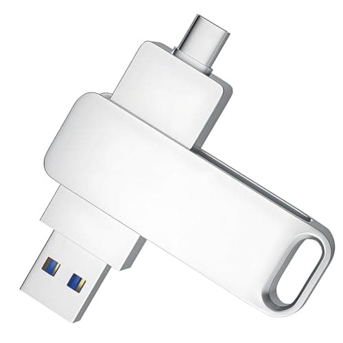 Image of Pinafresa Type C and Type A Port 256GB USB 3.1 Flash Drive, Memory Stick Thumb Drive,Storage Device Backup for OTG Smart Phones