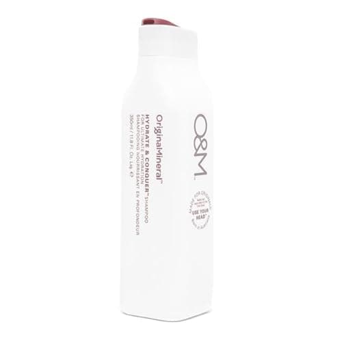 Image of O&M Hydrate & Conquer Shampoo 350ml – For Dry Hair – Colour Safe, Sulfate-Free, Vegan, PETA Certified, No Parabens, Silicones, MIT or Gluten – Australian Made in Recycled PCR Packaging