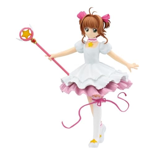 Image of BANPRESTO Action Figure Sakura Kinomoto Cardcaptor Sakura Sakura Card 20 cm - BP28964P Multicolor - Collectible Figure - Ideal for Anime Fans