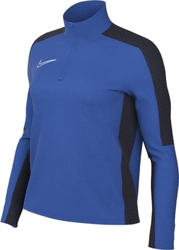 Image of NIKE DR1354-463 W NK DF ACD23 DRIL TOP Jacket Women's Royal Blue/Obsidian/White Size XS