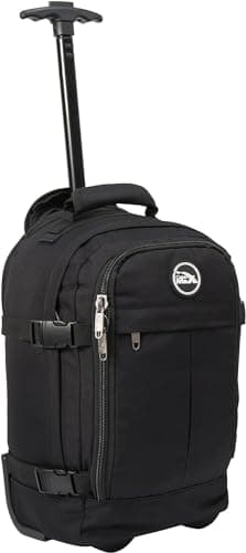 Image of Metz for Ryanair Cabin Trolley Bags 40x20x25 Underseat Cabin Bag for EasyJet, Ryanair, Wizz Air & More Travel Backpack for Airline Under Seat Carry-Ons, Compression, Durable Hand Luggage