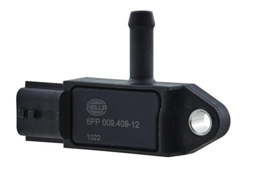 Image of HELLA 6PP 009 409-121 Sensor, exhaust pressure - 3-pin connector - Bolted