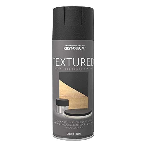 Image of Rust-Oleum 400ml Textured Spray Paint Aerosol - Aged Iron