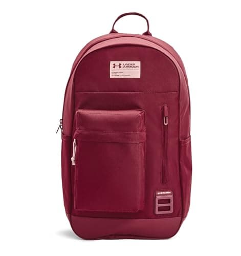 Image of Under Armour Halftime Backpack Casual Sport Comfortable Red One Size