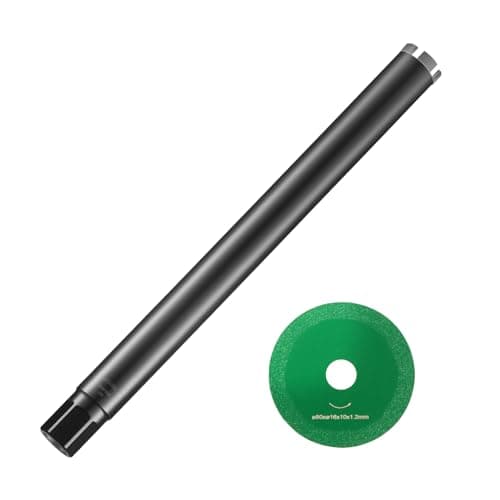 Image of VEVOR Core Drill Bit, 2" Wet Diamond Core Drill Bits, 14" Drilling Depth Concrete Core Drill Bit with Saw Blade, 1-1/4"-7 Inner Thread, Laser Welding, Diamond Wet Coring Bit for Concrete Brick