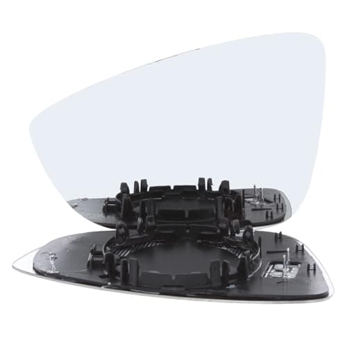 Image of XYZ Parts Wing Door Mirror Glass Heated Convex Compatible with Volkswagen Passat Mk6 B7 Estate 2010-2015 Passengers Side Left Hand UK Replacement