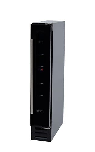 Image of Russell Hobbs RHBI7WC1 7 Freestanding or Integrated Wine/Drinks Cooler, 7 bottle capacity, Black Glass