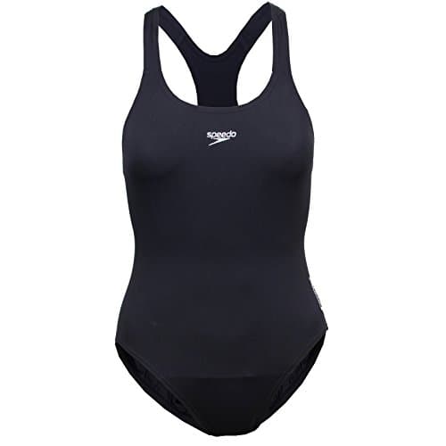 Image of Speedo Girl's Essential Endurance+ Medalist Swimsuit, 32 (13-14 Years), Speedo Navy