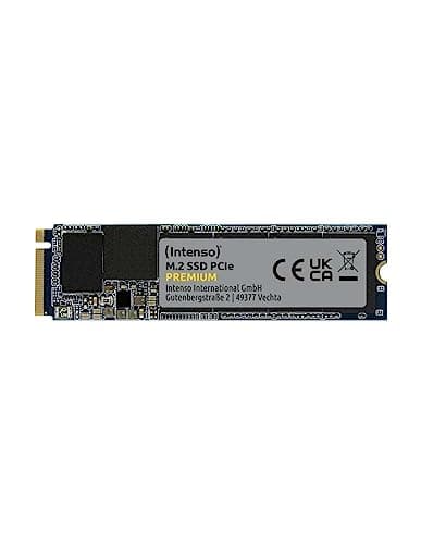 Image of Intenso 250GB M.2 SSD PCIe Premium, up to 2100 MB/s, (PCI Express Gen.3x4 NVMe 1.3, Solid State Drive)