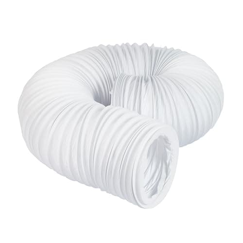 Image of Airflow® Ø125mm x 6M PVC Flexible Hose - Tumble Dryer Vent Hose, Flexible Ducting for Extractor Fans, Cooker Hoods & Hydroponics