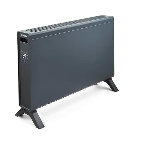 Image of Dimplex HeatLite Smart Convector Heater, 2kW Electric Portable Heater with Wi-Fi App Control, LED Display, 24-Hour Timer, Adjustable Thermostat (10°C–35°C), Quiet & Safety Features – Anthracite