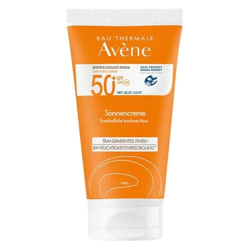 Image of Avène Sun SPF50+ Very High Protection Cream 50ml, UVA/UVB Sunscreen for Dry, Sensitive Skin