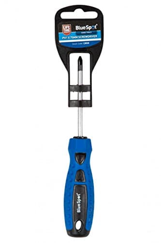 Image of Blue Spot Tools 13010 Screwdriver, Blue, PH1 x 75 mm