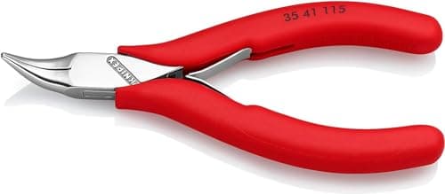 Image of KNIPEX Electronics Pliers with Box Joint with Dipped Insulation 115 mm, 35 41 115