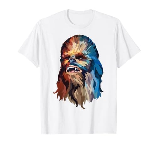 Image of Star Wars Chewbacca Art Graphic T-Shirt C1 T-Shirt